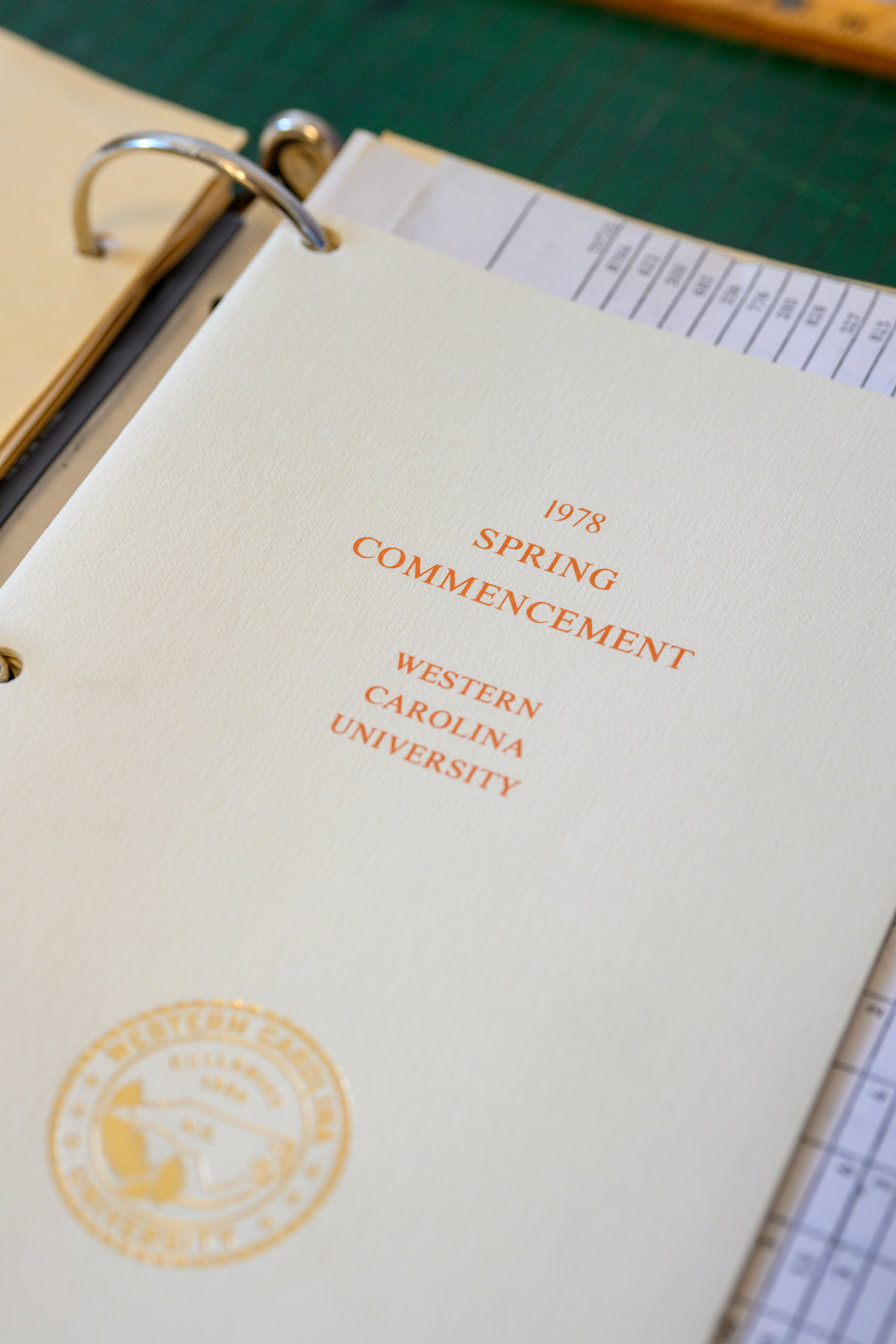 Commencement bulletin from 1978