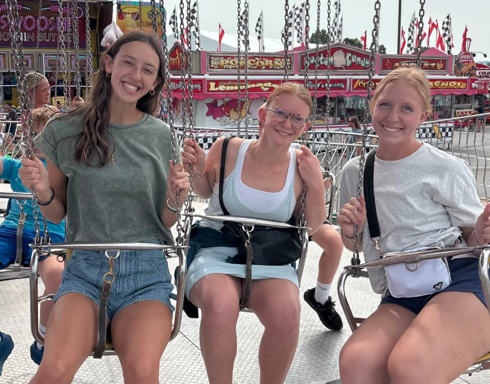 UP Student and support at fair