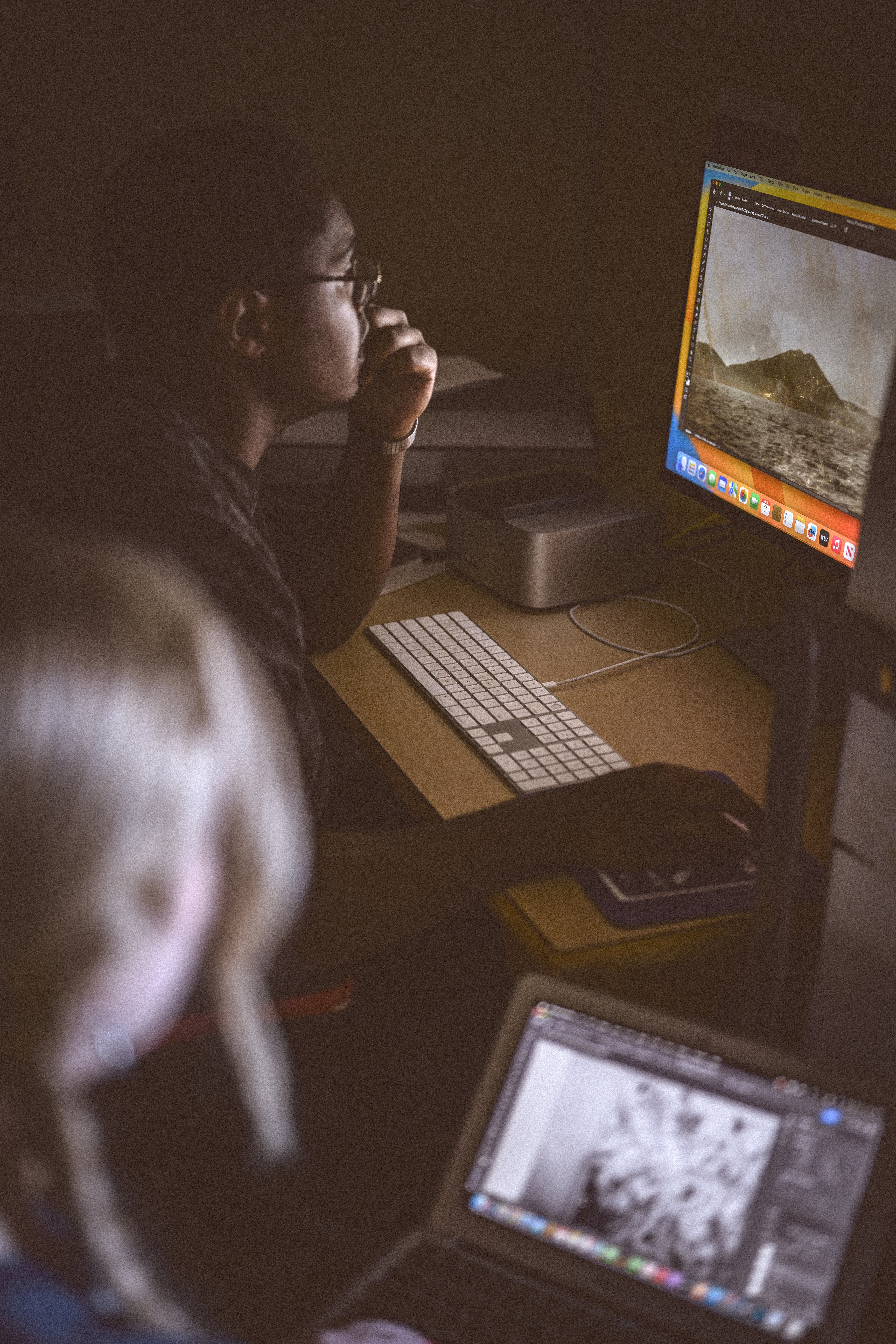 Vlog students work to digitally restore photos damaged in Helene
