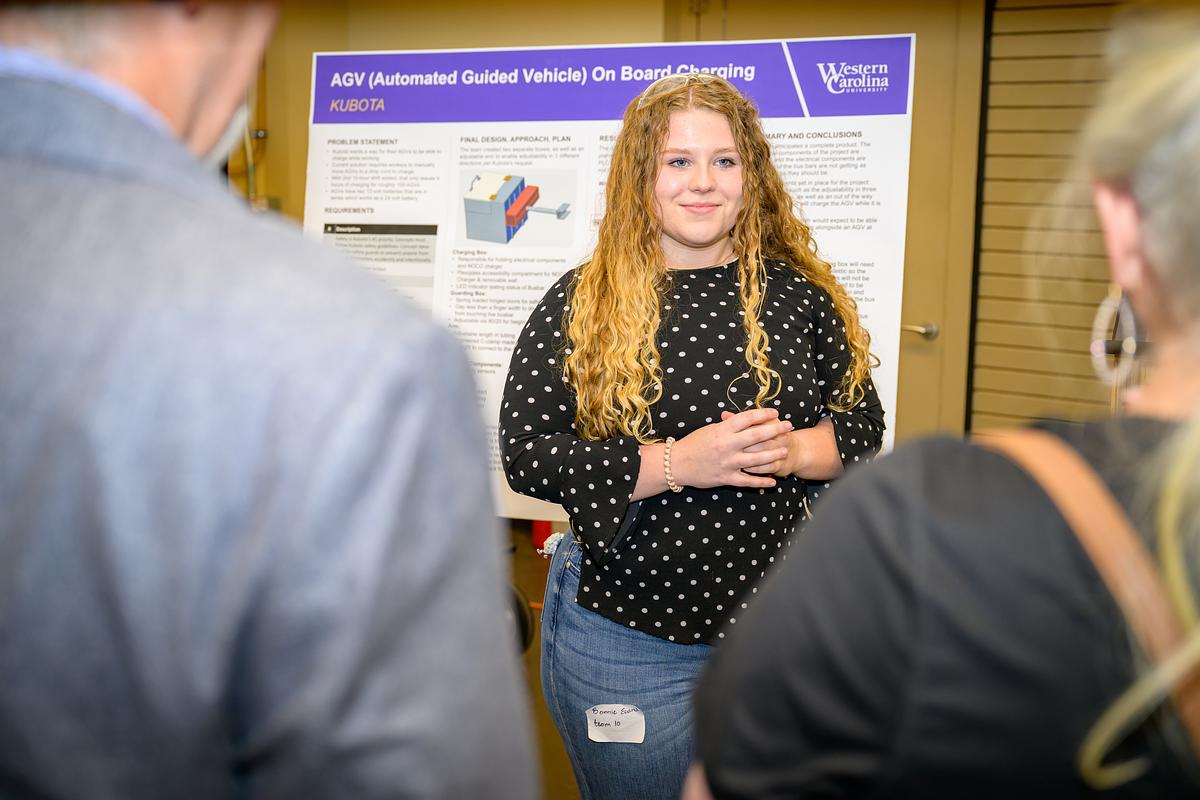 Students present at WCU Engineering Capstone Symposium