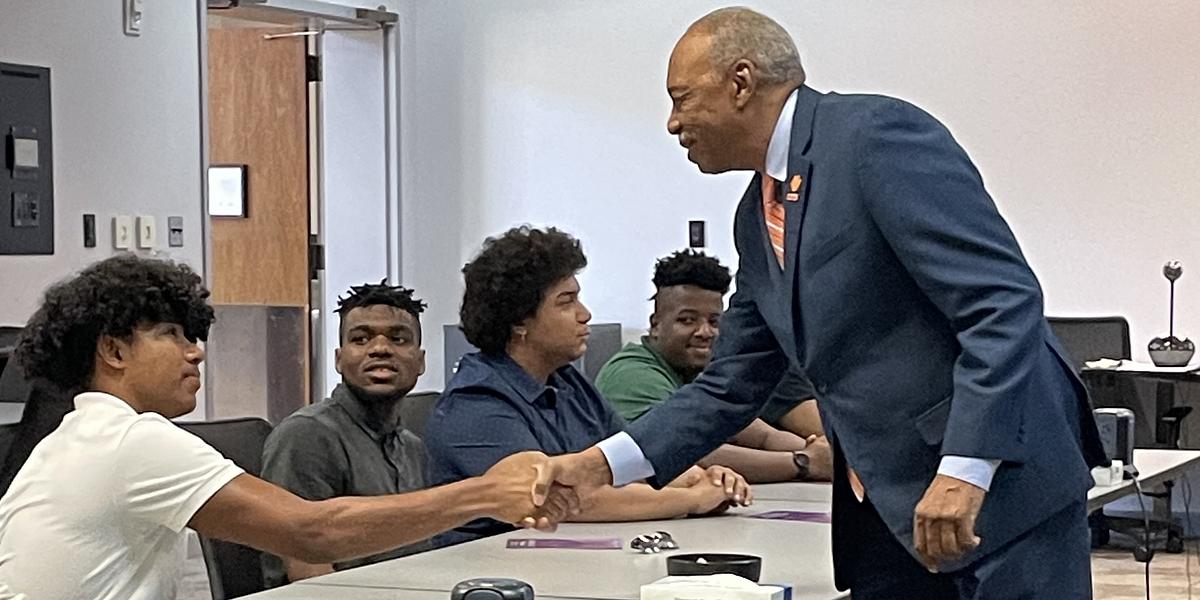 Dr. Roy Jones, founder of Call Me Mister with Ģ������ƵMisters