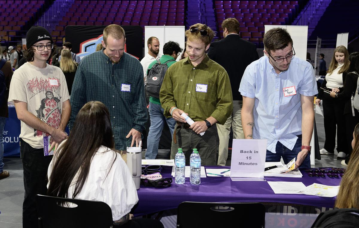 Students at Career Fair