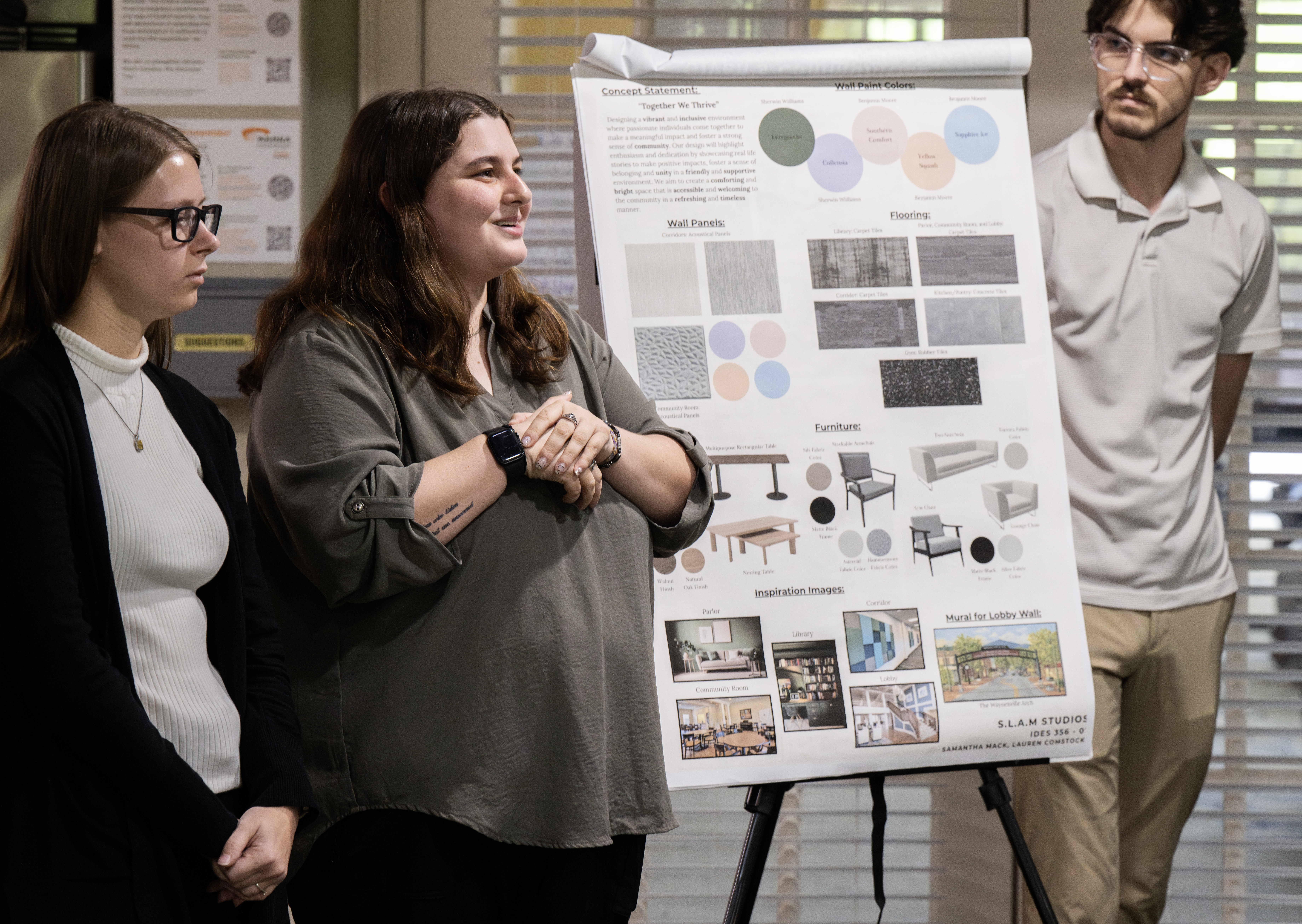 Interior design students address aging challenges through service learning
