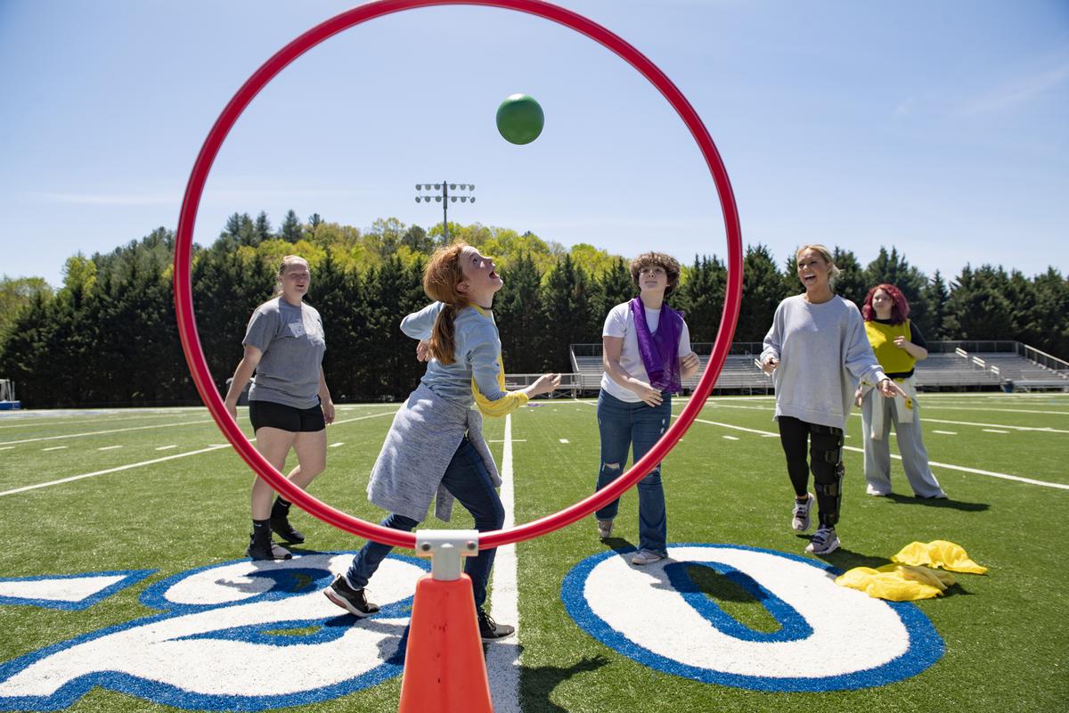 Catamount School students in physical education