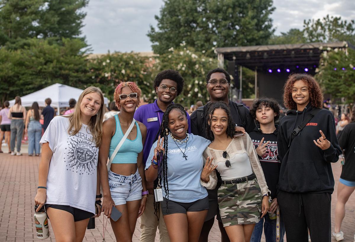 Project CARE students at the Week of Welcome