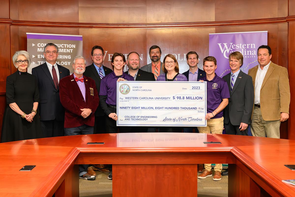 Group photo for the CET Chancellor Legislative Funds Presentation