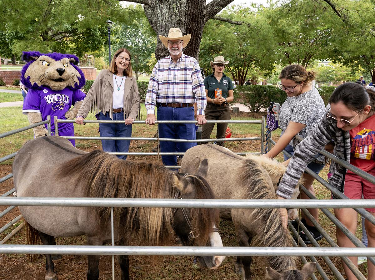 Shetland Ponies with Chancellor Brown and Dennis Brown