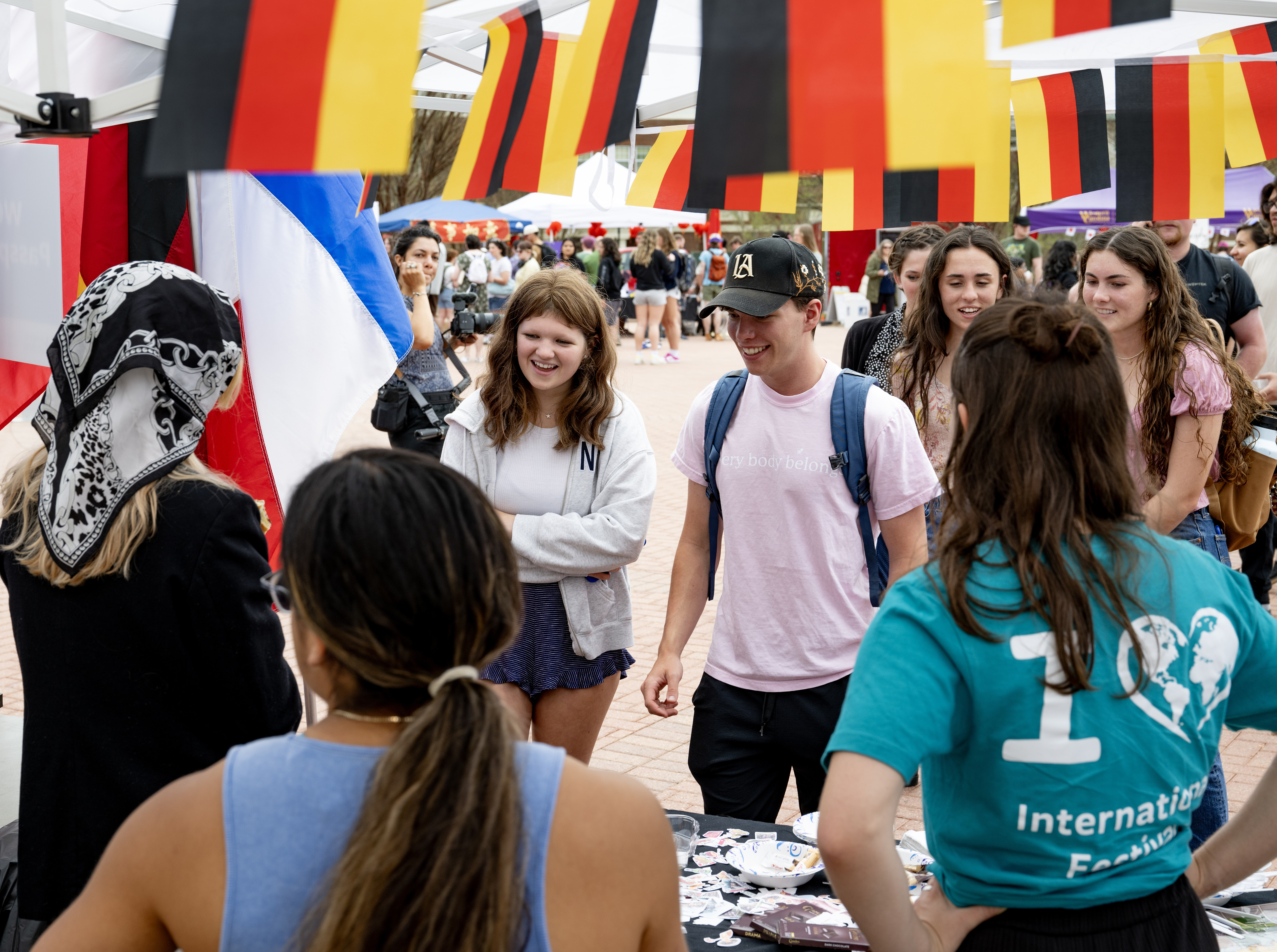 Students at International Festival