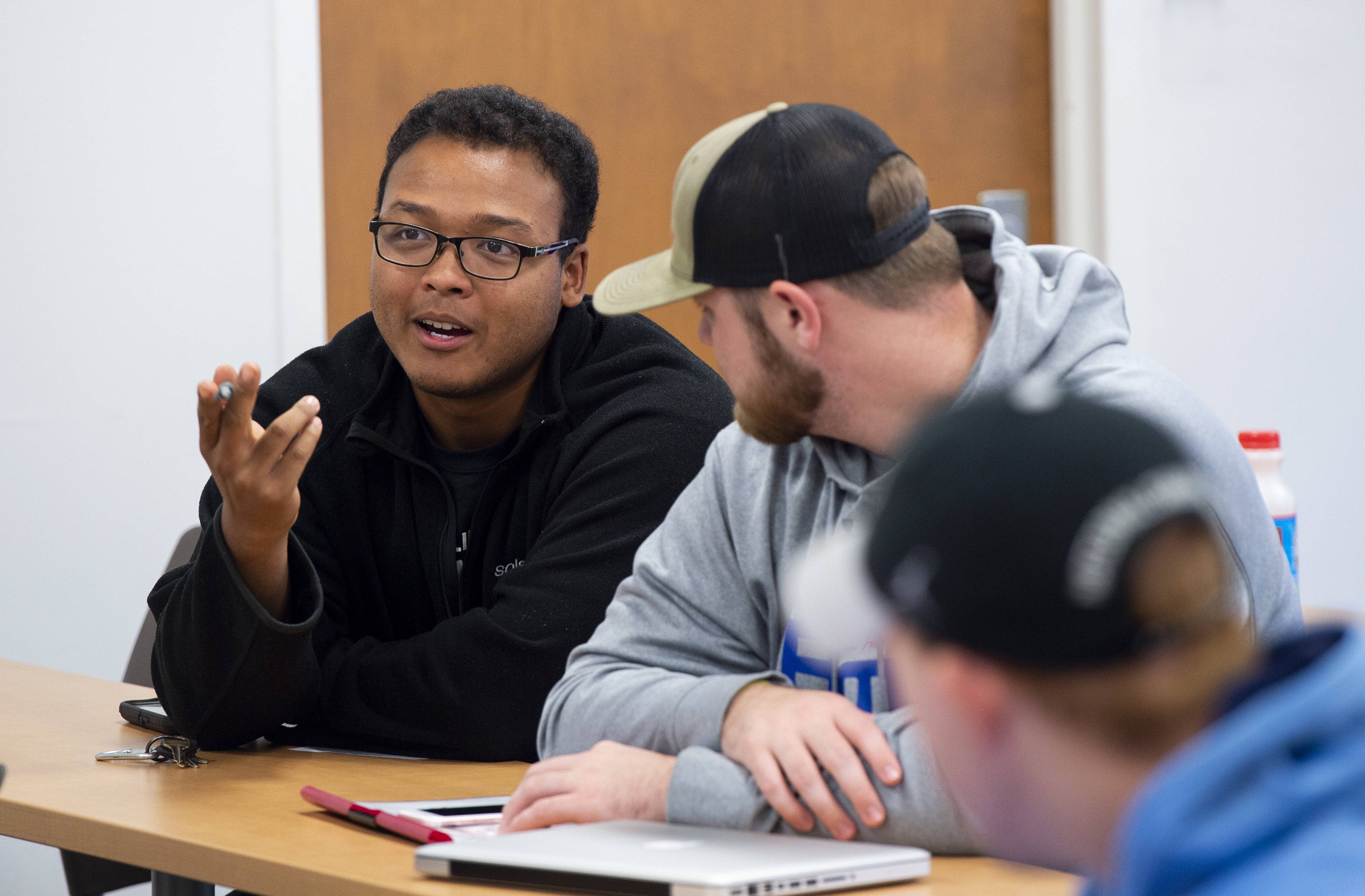 University Participant (UP) student with support in class