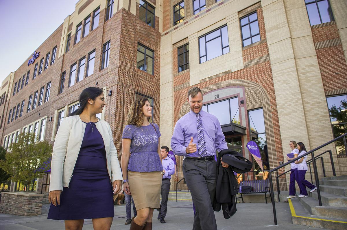 Students Outside BP Building