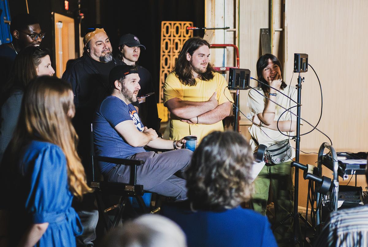 Film students shooting