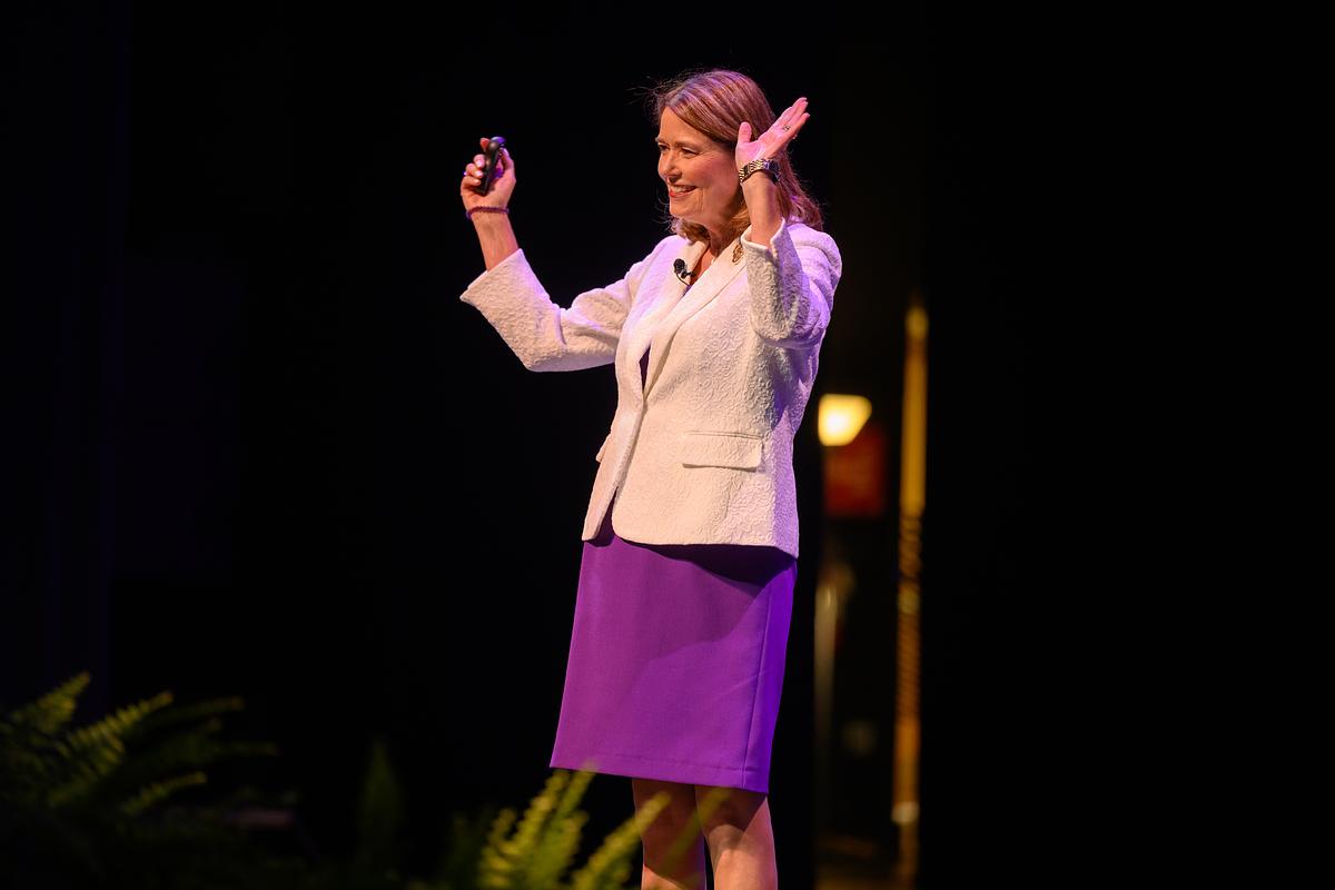 chancellor brown at opening assembly