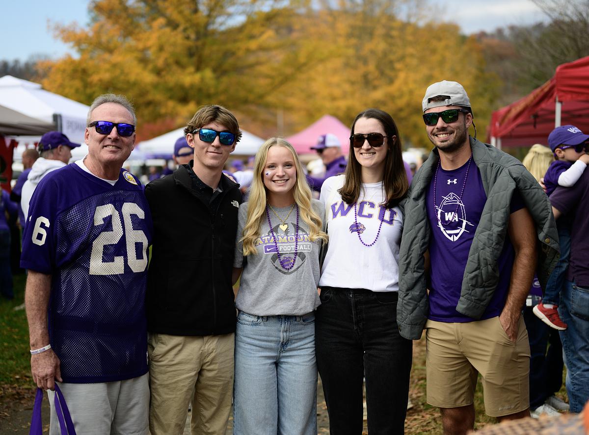 Family at Homecoming Tailgate
