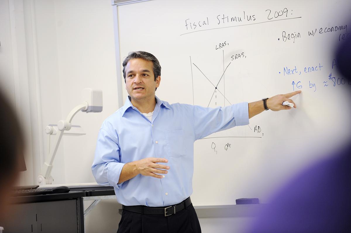 Economics class at WCU