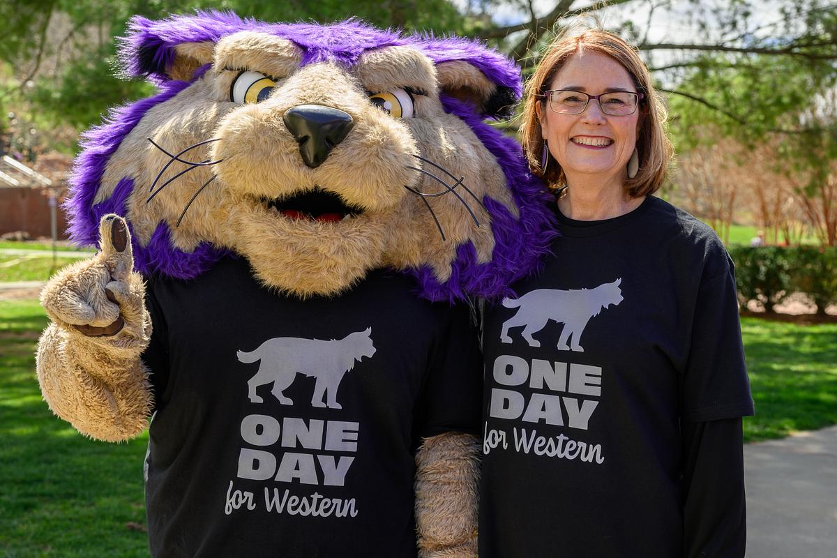 Chancellor Brown with paws