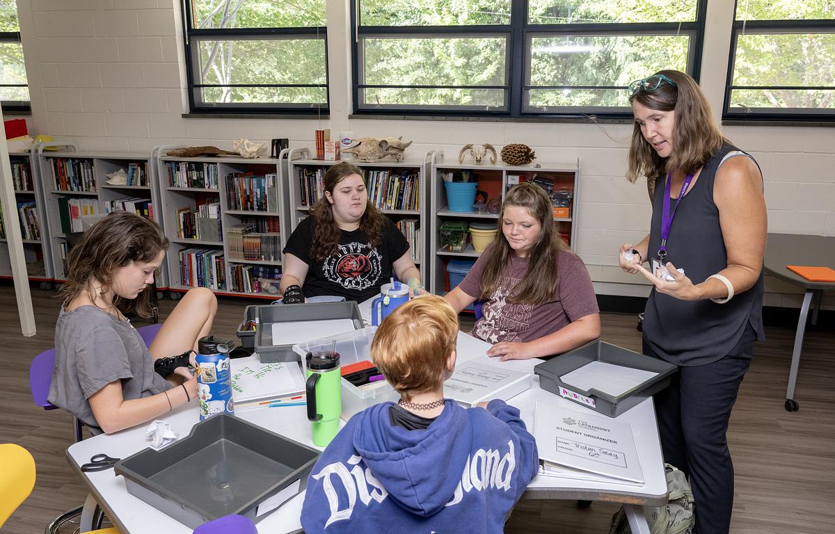 A Catamount School classroom