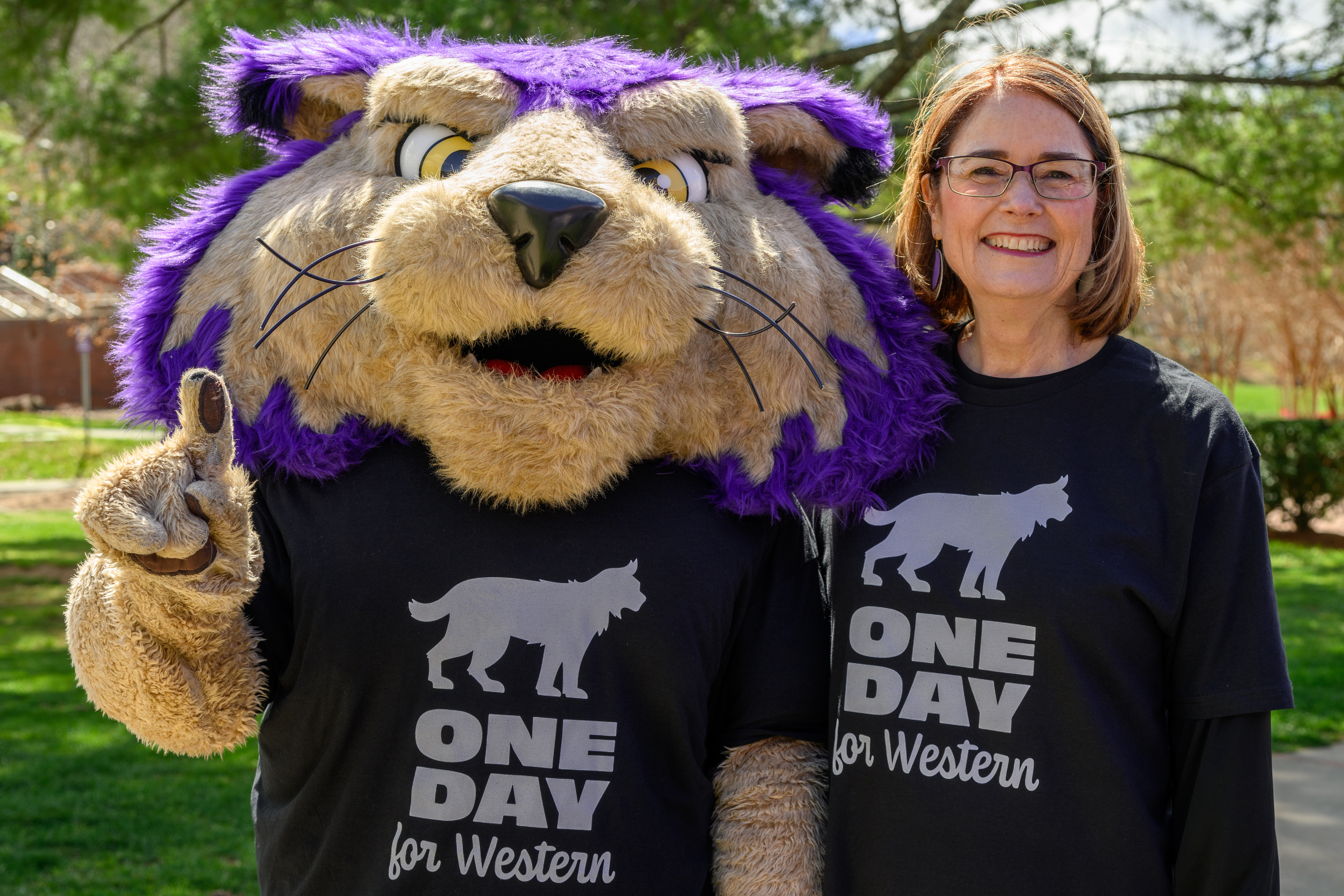 Chancellor Brown and Paws