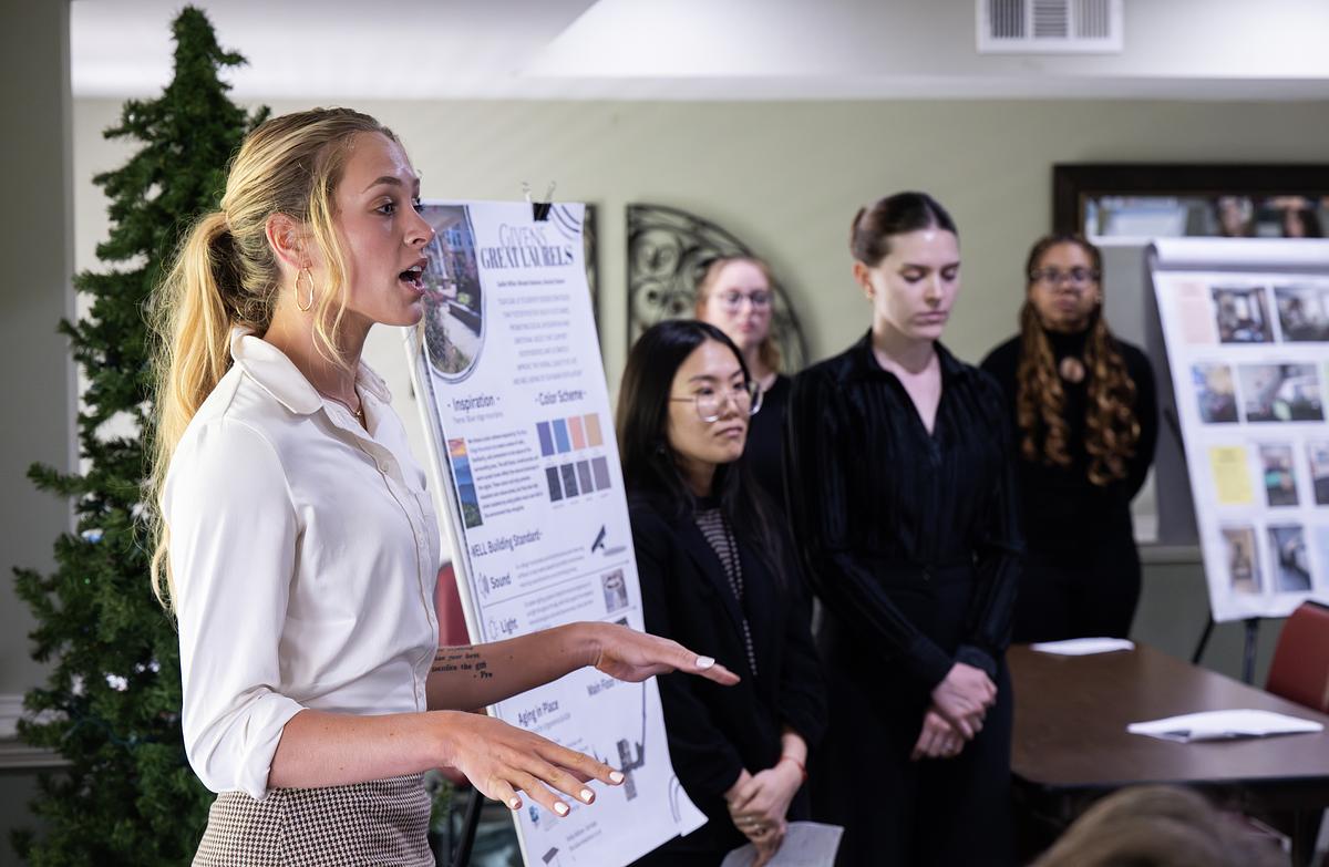 Students Give Presentation