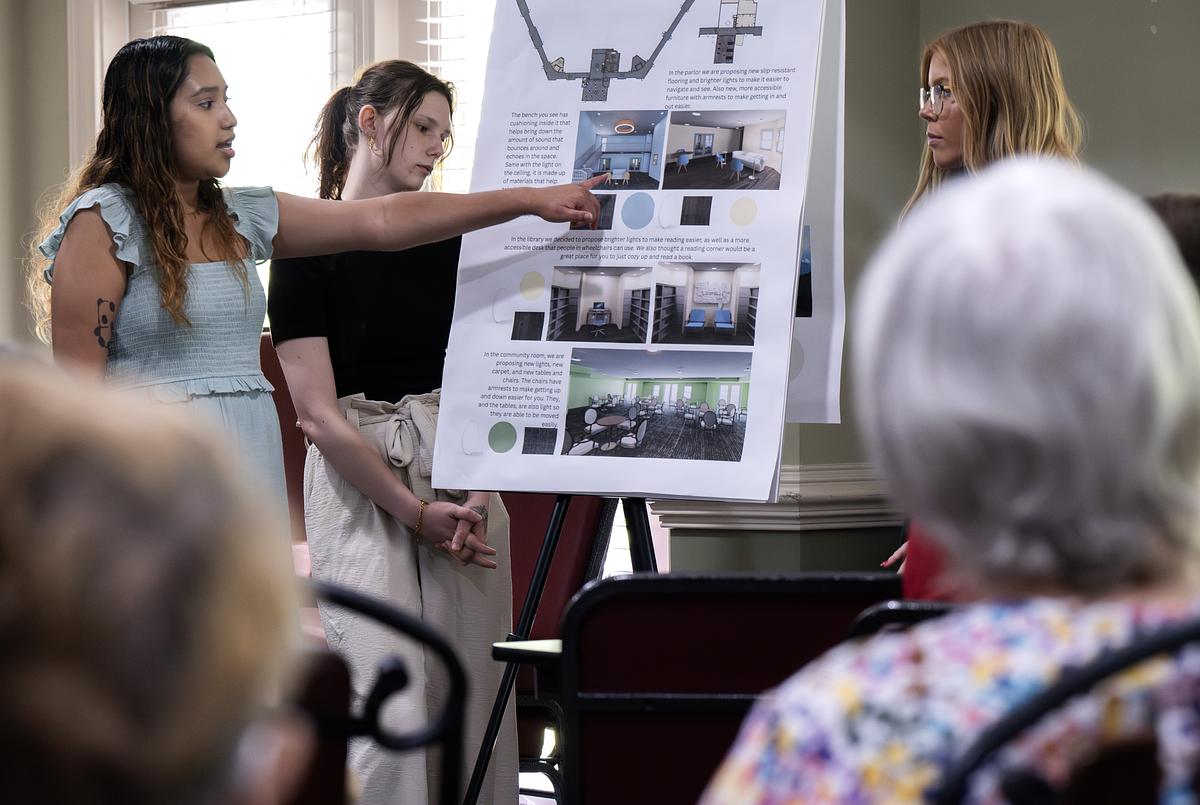 Students Presenting Project