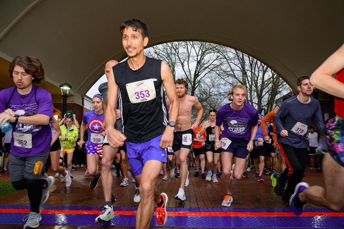 Runners at the Catamount Climb