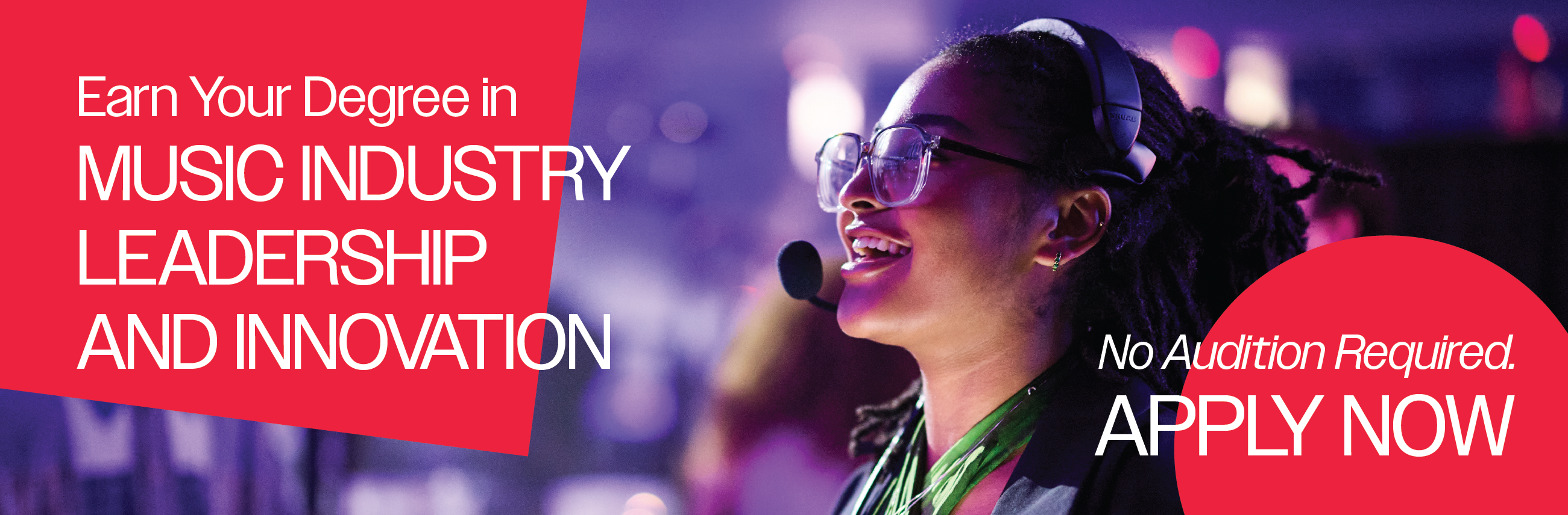 Earn Your Degree in Music Industry Leadership and Innovation