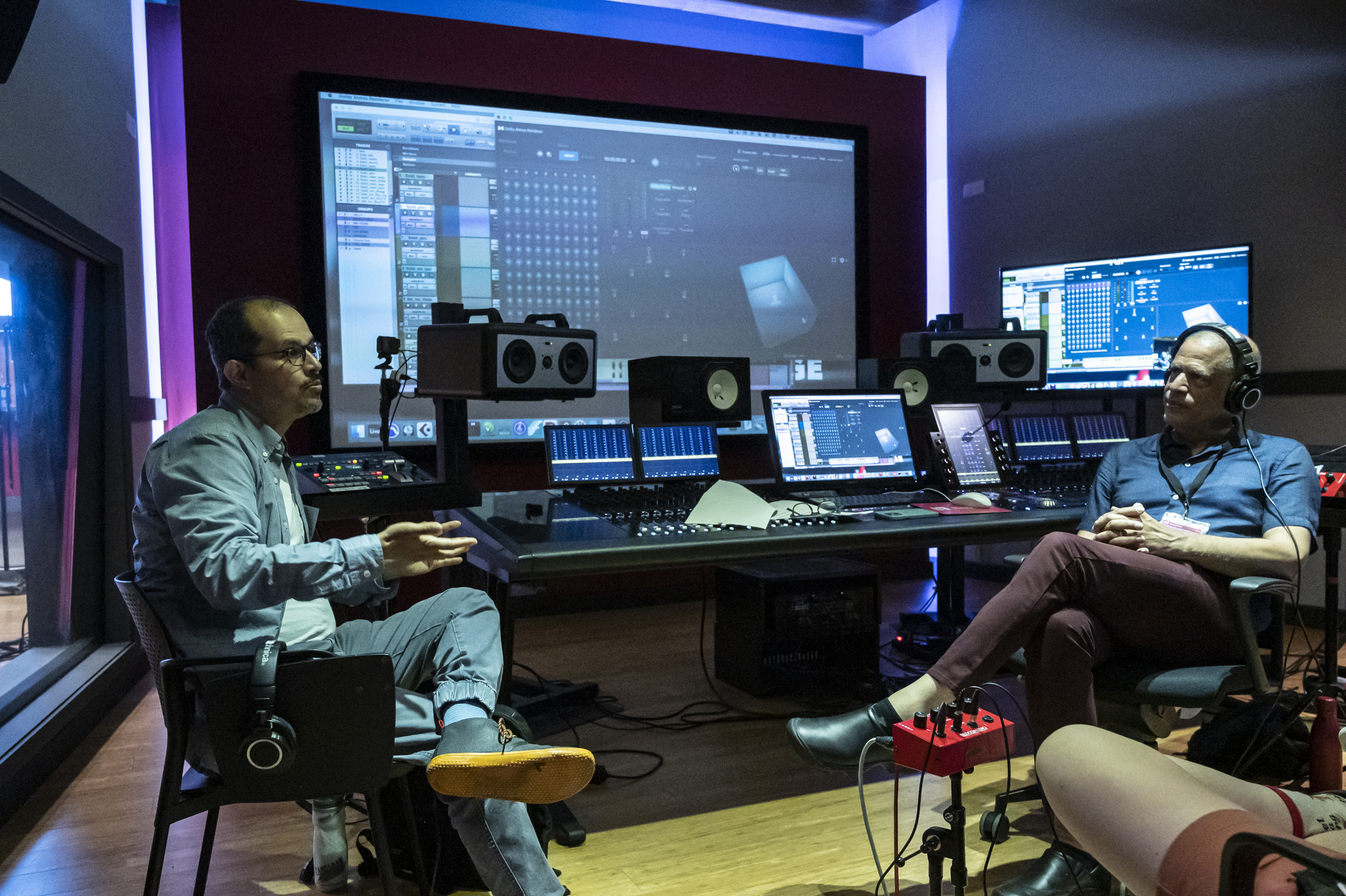 industry leaders in a studio